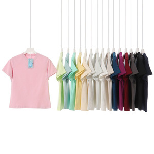 Kaos Wanita Trendy Brand 240g Mint Sorona Warna Solid Lengan Pendek Anti UV Cepat Kering untuk Olahraga - Product Image 2