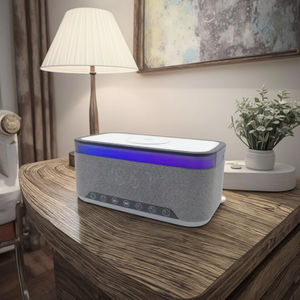 Produits tendance 2025 nouveautés <span class=keywords><strong>lampe</strong></span> <span class=keywords><strong>de</strong></span> <span class=keywords><strong>chevet</strong></span> multifonctionnelle avec réveil Bt haut-parleur chargeur sans fil <span class=keywords><strong>lampe</strong></span> avec Radio - Product Image 2