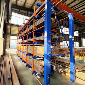 Étagères métalliques cantilever industrielles robustes, hautement efficaces et sûres, pour le stockage de tubes. - Product Image 2