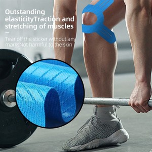 Bande de soutien musculaire en forme de X, bandage élastique pour coudes, épaules, genoux, chevilles, bande de soutien athlétique réutilisable - Product Image 2