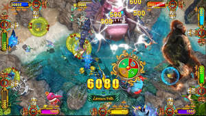 เกมยิงปลา 4 ผู้เล่น ลดราคา จอ LCD 55 นิ้ว เกมยิงปลาแบบหลายที่นั่ง เครื่องเกมยิงปลา <span class=keywords><strong>Godzilla</strong></span> VS Alien - Product Image 5