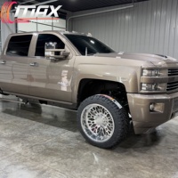 22x12 24x14 26x14 8x170 8x180 8x6.5 8x165.1 Polierte Geschmiedete LKW-Räder mit Tiefer Einpresstiefe für Ford F250 F350 für Dodge Ram 2500 3500