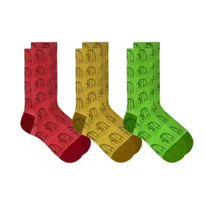 גרביים חמות למכירה סיטונאי ספורט גרבי כדורגל ברכיים גבוהים גרבי כדורסל מודפסות צבעוניות נוחות