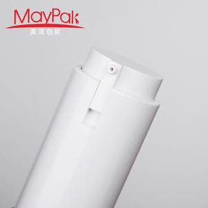 Sang Trọng Màu Trắng Rỗng 15Ml 30Ml 50Ml Nhựa Như Vòng Mỹ Phẩm Chăm Sóc Da Bơm Lại Twist up Kem Không Có Không Khí Bơm Chai - Product Image 6