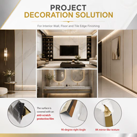Moulures en acier inoxydable sur mesure, vente en gros, profilé en L pour protection de bord mural, garniture décorative en métal pour carrelage