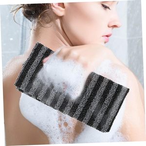 Charcoal Fiber Bath SPA <b>Body</b> Wash Towel Japanese Exfoliating <b>Body</b> Back Scrubber Towel - Product Image 3