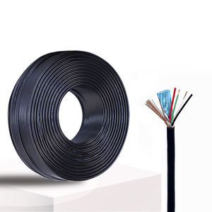Rouleau de câble de données USB matière première 2725 28 + 28AWG 4 core paire torsadée fil électrique PVC gainé feuille d'aluminium tresse câble de blindage - Product Image 6