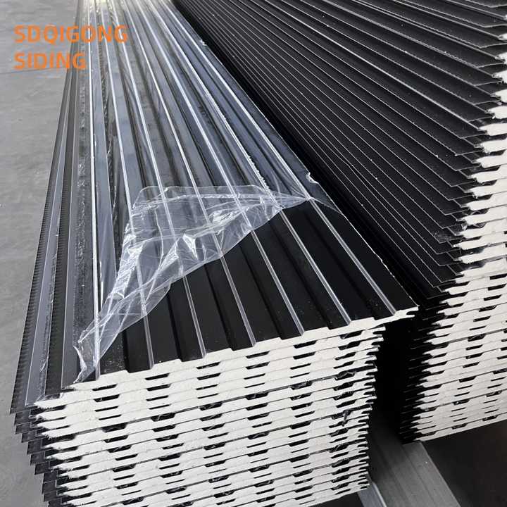 16mm Core Thickness Siding Sandwich Panel Decorative Exterior Metal ...