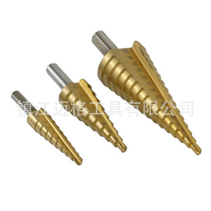 Lingxian Counterbore <b>Drill</b> Metric <b>Step</b> <b>Drill</b> With Titanium Plating Multi Stage Pagoda Shape For Hole Opening And Reaming - Product Image 4