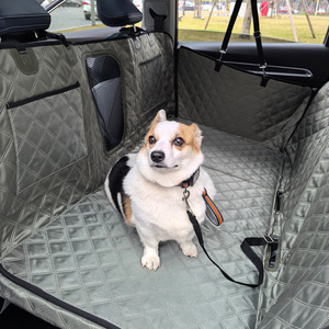 Tapis de voyage imperméable et anti-rayures pour animaux de compagnie, hamac de protection pour siège arrière de voiture avec fenêtres - Product Image 1