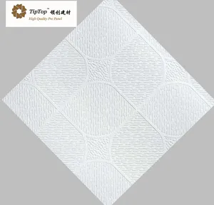 decorative materials pvc ceiling board gypsum tiles suspended roof ceiling sheet with popular designs and factory price