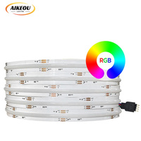 DC24V 12mm PCB RGB COB LED Tira de luces 840LED/M Color verdadero Gabinete y armario Luz