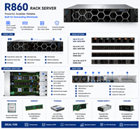 Servidor en Rack R860 4U con Procesador Intel Xeon Scalable para IA Empresarial, Bases de Datos y Virtualización