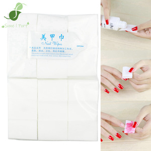 Toallitas Profesionales Japonesas para Uñas, Mini Rectangulares, Suaves, Azules, Absorbentes, <span class=keywords><strong>de</strong></span> Tela No Tejida SP-224, para Remover Esmalte Líquido - Product Image 1