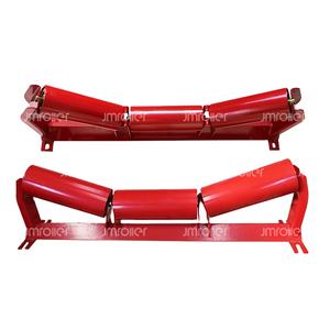 Madencilik ve bantlı konveyörler için Polines ve davul ile konveyör silindirleri bant taşıma bileşenleri için endüstriyel üçlü makaralı destek - Product Image 3