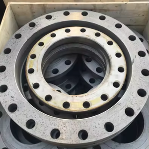 Bride ronde en acier au carbone de gros volume, face plate, classe 150, taille personnalisée, traitement de surface RF pour la connexion de conduites CVC - Product Image 1