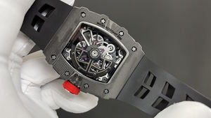 Orologio Automatico Sportivo di Alta Gamma per Uomo con <span class=keywords><strong>Rotore</strong></span> Geometrico Regolabile Cassa in Fibra di Carbonio Offerta Natalizia Rm3503 Orologio da Uomo - Product Image 2