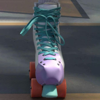 1 Protège-embouts de patins à roulettes en cuir synthétique pour patins à roulettes quad