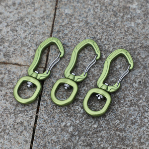 Khuyến mại hàng không nhôm khóa số lượng lớn xoay xoay Keychain Carabiner clip cho chó Dây Xích - Product Image 2