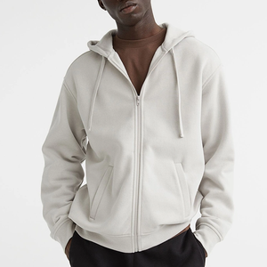 Sudadera con Capucha y Cremallera Bordada de 500 Gsm, Estampada, Lisa, Multicolor, Informal, 100% Algodón, Sudadera con Capucha Personalizada para Hombre, Sudadera con Capucha Extra Grande y Gruesa - Product Image 4