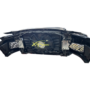 Pare-chocs avant complet d'<span class=keywords><strong>occasion</strong></span> Audi <span class=keywords><strong>A5</strong></span> avec calandre RS5, capot moteur, faisceau de câblage radar et découpes pour capteurs d'aide au stationnement, fixation par boulons - Product Image 5