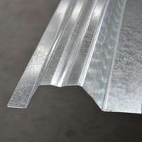 Matériaux de construction métalliques de qualité supérieure YX51-305-915, plancher en acier galvanisé durable pour grande dalle centrale
