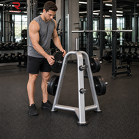 MRD Ensemble de rangement portable de haute qualité pour plaques de poids de barre, organisateur d'équipement de musculation pour salle de sport et usage domestique