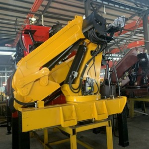 Grúa Plegable Hidráulica de Brazo Articulado de 4t, 5t, 6t, 8t, 10t, 12t, 16 Toneladas, Mini Grúa Móvil para Camión, Elevador de Carga Montado en Camión - Product Image 1