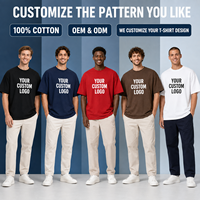 T-shirt en coton unisexe grande taille 300 g/m² respirant, doux et confortable, couleur unie, style streetwear décontracté pour l'été