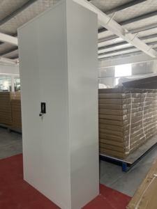 Armoire de rangement de bureau en métal amovible avec étagère réglable, casier de classement en acier, design Almirah - Product Image 3