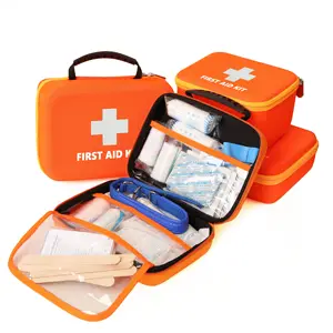 Custom EVA Hard Carry Packaging Medical Kit, Home Personal 50 person First Aid Kit Emergency With Supplies