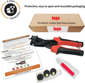 Vente chaude Kit de rivets à pression en acier réglables de qualité DIY, <span class=keywords><strong>pince</strong></span> à perforer pour cuir, pour ceintures, vêtements, trous, vente en gros - Product Image 4