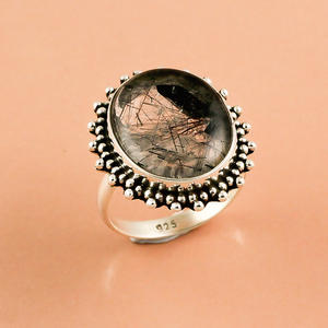 Bagues fines en argent sterling 925 faites à la main Design unique avec des bijoux de fabricant de pierres précieuses de kyanite bleue naturelle - Product Image 2