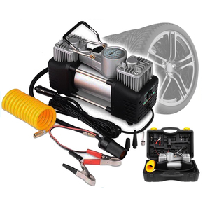 Heavy Duty Double Cylinder Tyre Portable Pump 12v <b>Car</b> Compressor Tire <b>Inflators</b> SR02-014 Tyre SR02-014 SR02-01 - Product Image 1