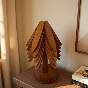 Alfombrilla Aislante de Calor con Forma de Árbol de Bambú, Posavasos Antiescaldante, Alfombrilla Decorativa para Mesa, Uso Doméstico - Product Image 2
