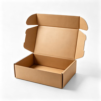 Boîte d'expédition en carton ondulé robuste et grande, écologique, recyclable, pliable, avec logo personnalisé, pour chemises, vêtements pour enfants, jouets, cadeaux