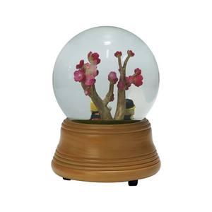 Boule de <span class=keywords><strong>paysage</strong></span> de neige romantique en résine personnalisée simulation de fleur <span class=keywords><strong>d</strong></span>'<span class=keywords><strong>hiver</strong></span> boule de neige avec flocons brillants boule de neige en verre <span class=keywords><strong>d</strong></span>écor à la maison - Product Image 3