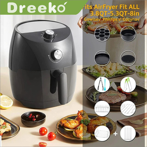 Accessoires 7 pouces/8 pouces pour <span class=keywords><strong>Philips</strong></span>/GOWISEUSA/COZYNA/COSORI/Ninjia et toutes les friteuses à air 3.7QT à 5.80T - Product Image 3