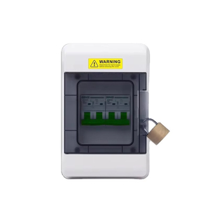 IP66 مقاوم للماء مزدوج التبديل المقبس غطاء خارجي PC + ABS الجدار الكهربائية DB الضميمة تخصيص OEM ODM - Product Image 1