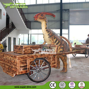 Décoration de dinosaure mécanique pour spectacle de parc d'attractions, chariot de dinosaure - Product Image 5