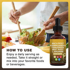 Cairan Maca Label Pribadi Ekstrak Akar Maca Ashwagandha Fenugreek Akar Bit L-Arginine <span class=keywords><strong>Multivitamin</strong></span> Cair untuk Pria & Wanita - Product Image 3