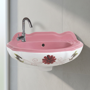 Cheap Price <b>Small</b> Size Salon Hair Washbasin Back Wall Wall-Mounted Modern Design Eco-Friendly Ceramic Full Hospital Villa - Product Image 4