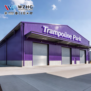 โครงสร้างเหล็กสำหรับสวนสนุกแบบจั๊มพ์พาร์คสำหรับกิจกรรมสร้างทีมในองค์กร ใช้งานได้หลากหลาย มืออาชีพ เชื่อถือได้ ความสูง 12 เมตร ทนทานต่อแผ่นดินไหว - Product Image 1