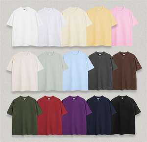 T-shirt YKH 260 g/m² pour homme, manches courtes, haute qualité, 100 % coton, streetwear, col rond, logo personnalisé, <span class=keywords><strong>anti</strong></span>-acariens - Product Image 5