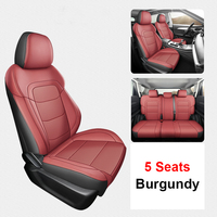 Pour Jetour X70 : Kits d'intérieur, housses de siège auto personnalisées 5 places, ensemble complet en cuir style sport, housses de sièges avant et arrière, coussins