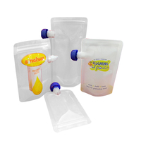 Capuchons biodégradables sans BPA à l'épreuve des enfants rechargeables réutilisables à presser à double fermeture à glissière pour aliments pour bébés pochette de sac