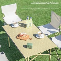 Table et chaises pliantes d'extérieur, meubles de camping portables pour la cuisine, le pique-nique, le barbecue