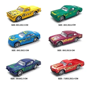 Regalo omaggio promozionale pocket car 1/64 scorrevole modello in lega auto da corsa die cast mini giocattoli per auto per bambini