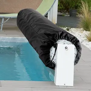 Buiten Beschermende Winddichte Anti-Uv Waterdichte Zwembad Solar Roller Haspel Cover Voor Herfst Winter