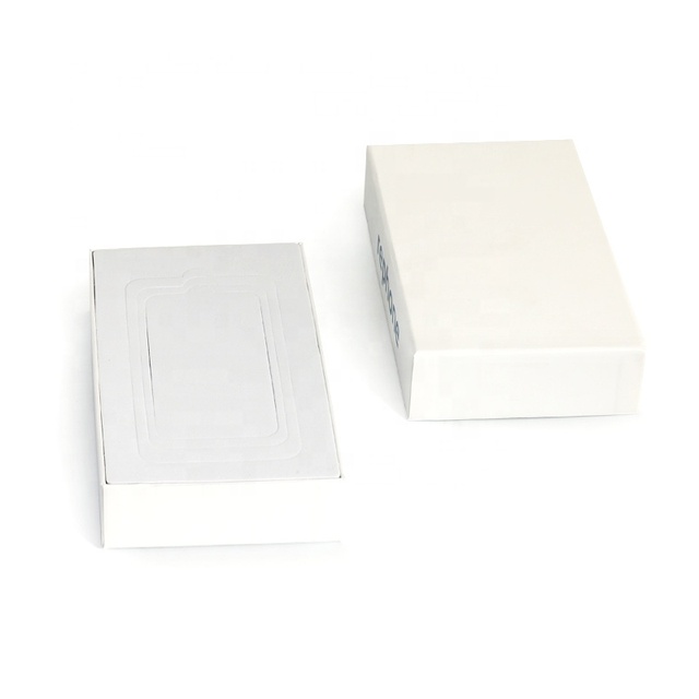 Custom Simple Mobile Device Package Paper Boxes Mobile Phone or Telephone Rigid Packaging Box with Lid and Die Cut Paper Insert